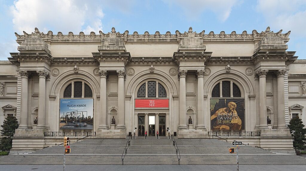 The Metropolitan Museum of Art on Fifth Avenue, New York City, host venue of the Met Gala 2026 on Monday 4 May.