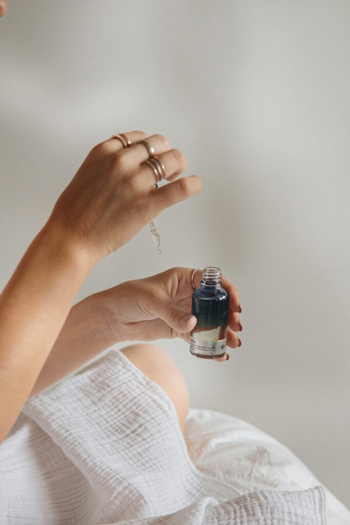 PDRN skincare UK serum bottle