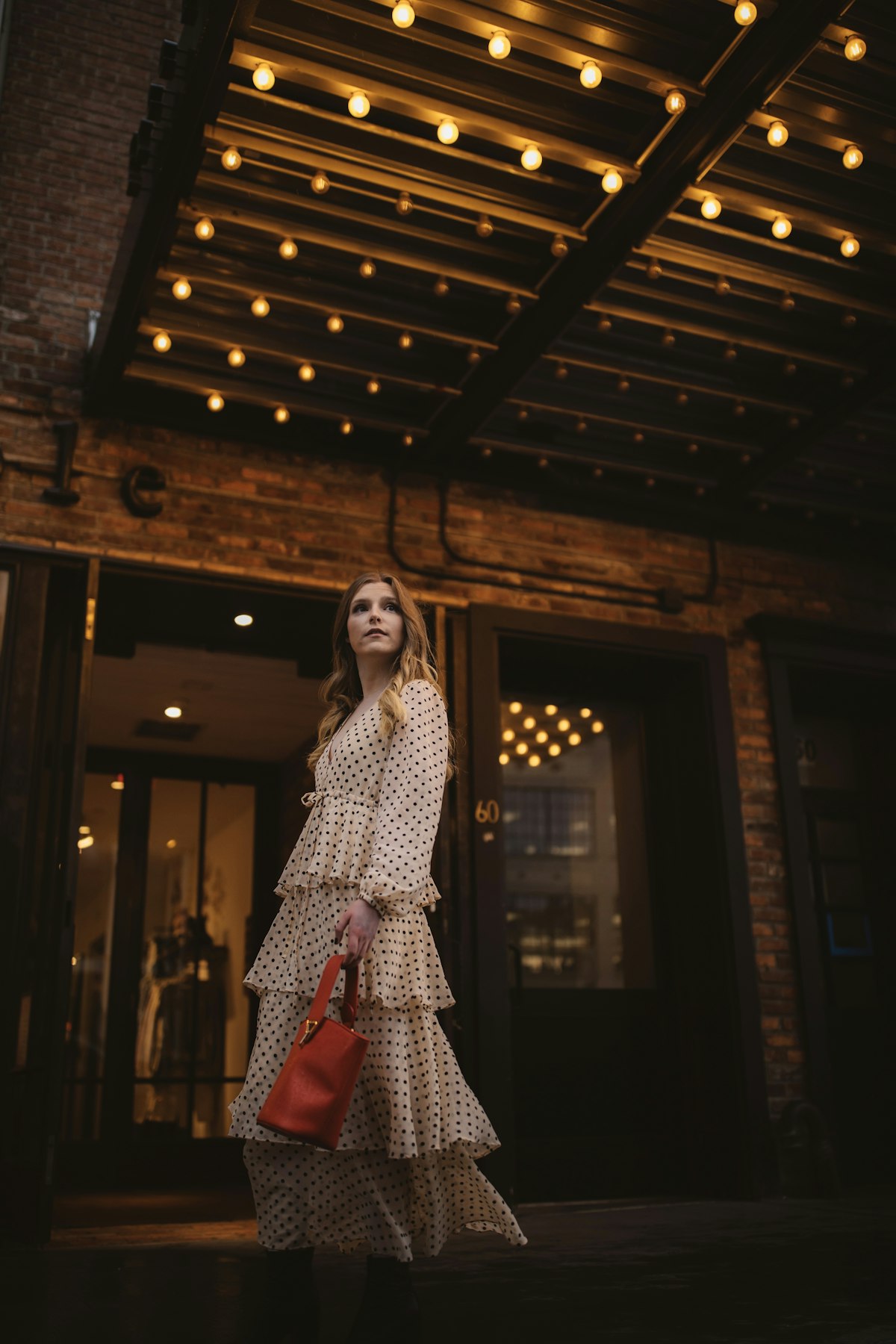 Black and white polka dot dress fashion trend 2026