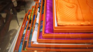 Editorial close-up of a printed silk scarf, illustrating silk scarf outfits styling for summer 2026 in the UK.