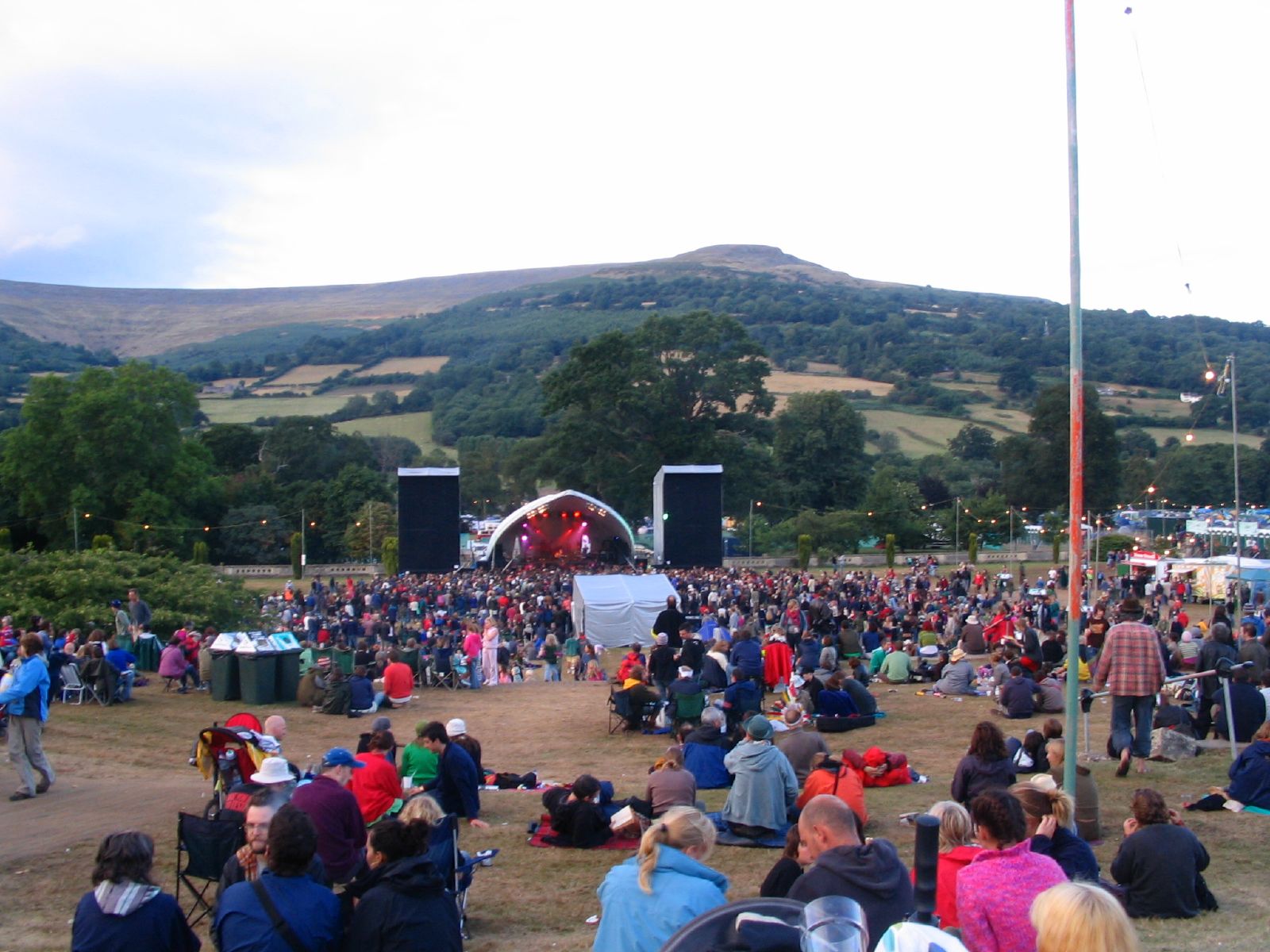 Festival crowd at Green Man, one of the alternatives during the Glastonbury fallow year 2026