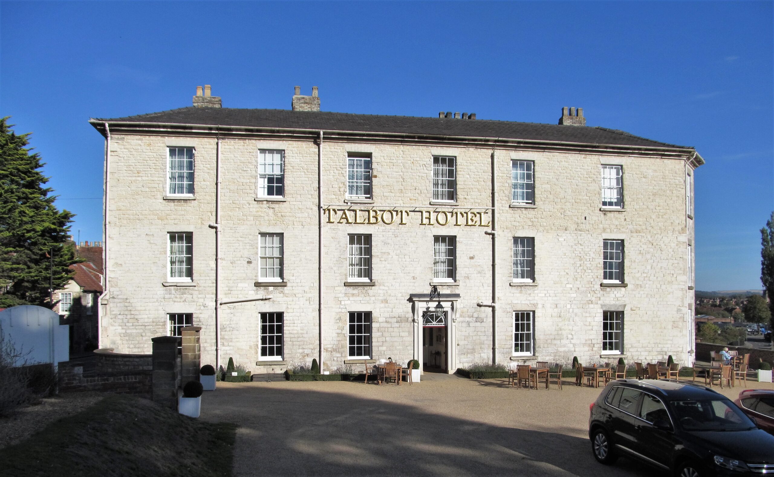 Talbot Hotel exterior, Malton, North Yorkshire