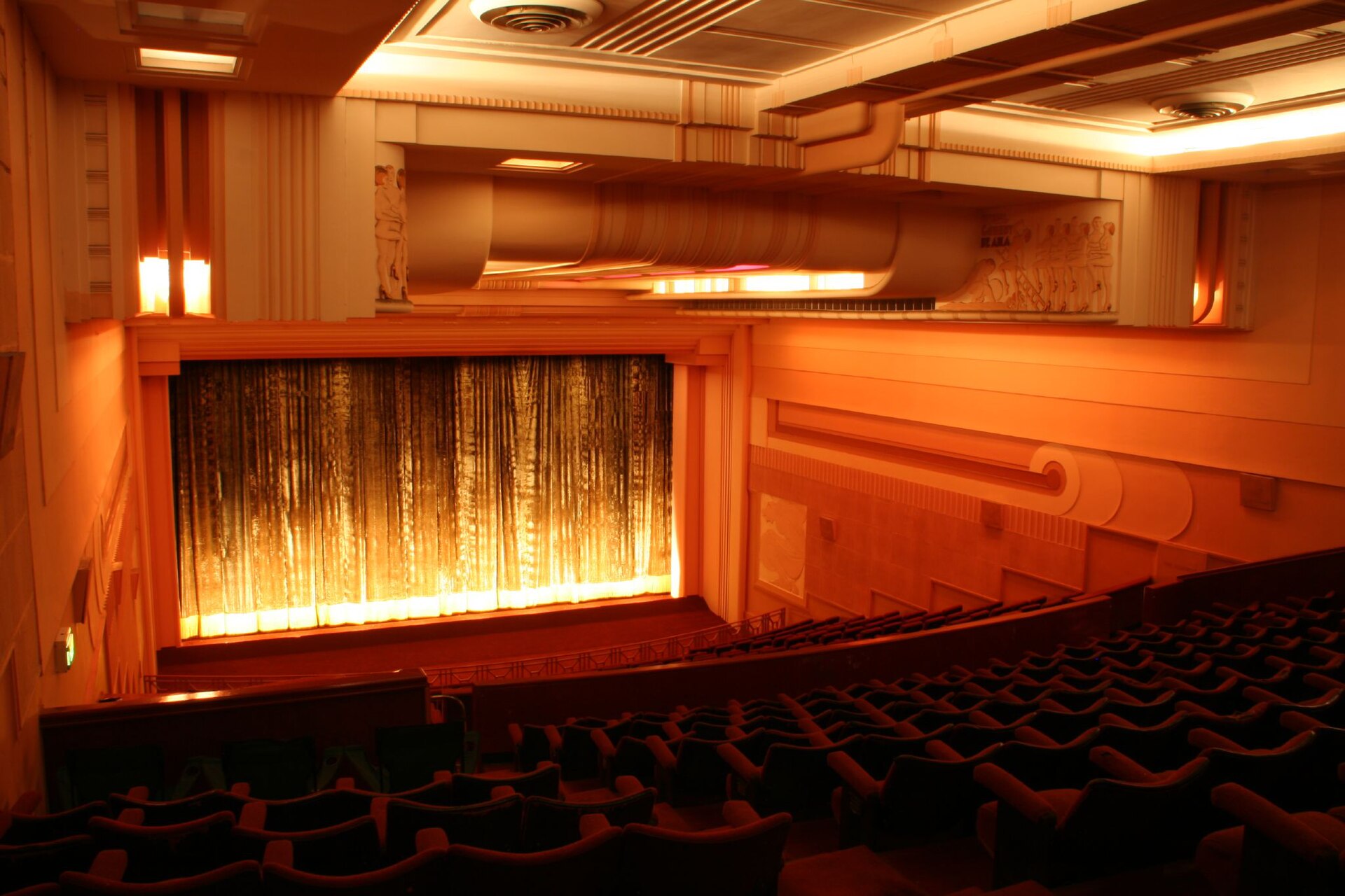 A cinema screen and auditorium, still the draw for the event films that reward a crowd