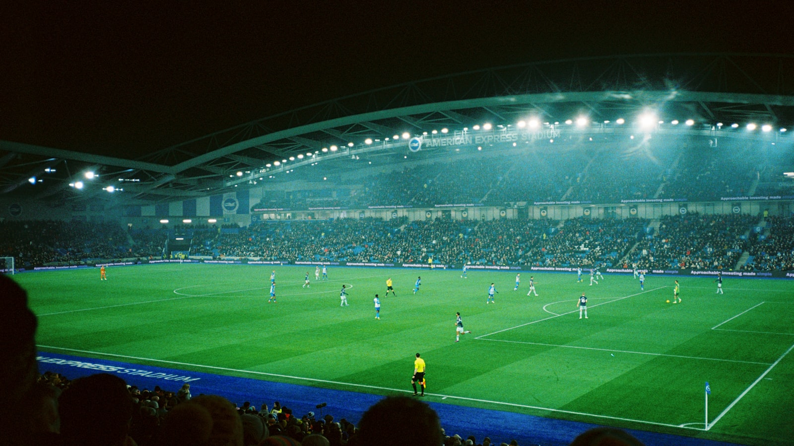Floodlit stadium during a night match - late kick-offs define how to watch the World Cup 2026 in the UK