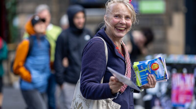 Crowds outside venues at the Edinburgh Festival Fringe