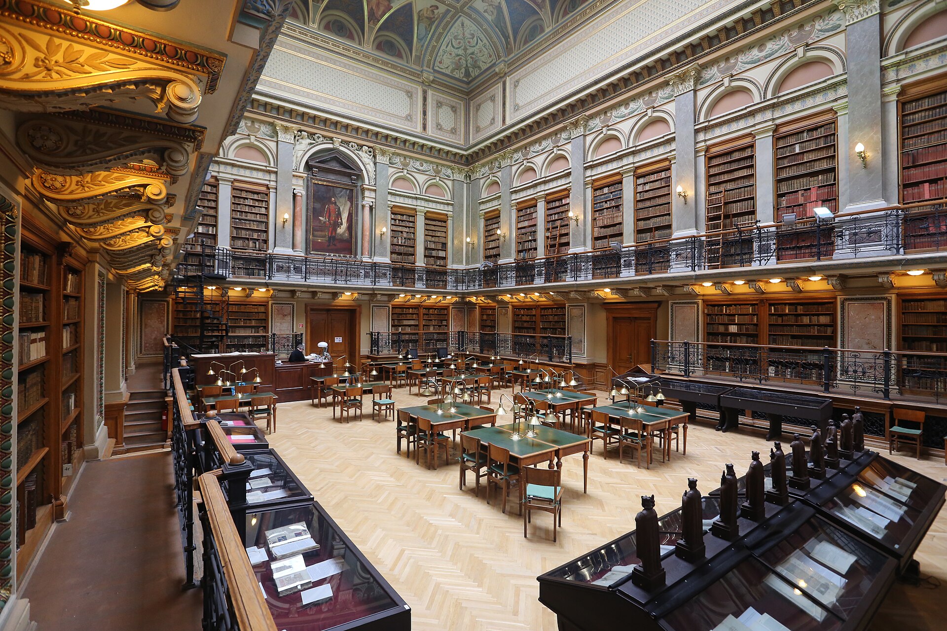 A library reading room, fitting for iPlayer literary adaptations Normal People and Wolf Hall
