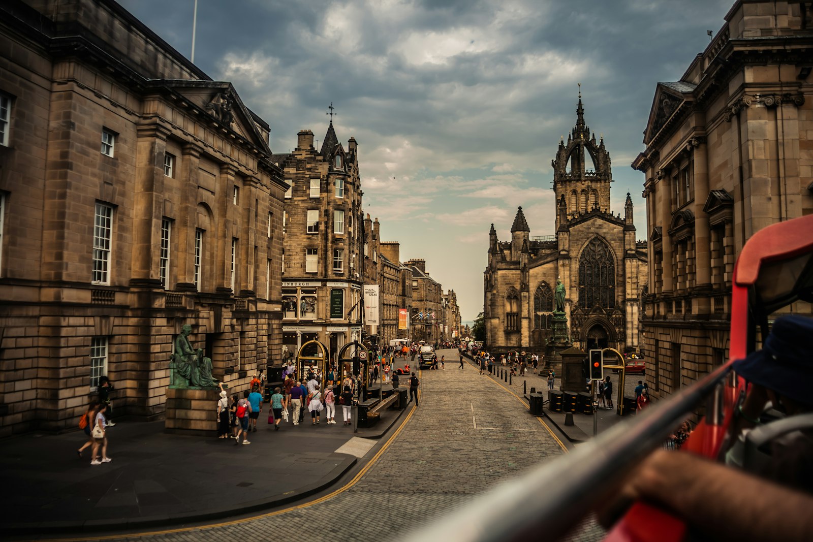 Crowds on a cobbled street in Edinburgh's Old Town during the Edinburgh Fringe 2026 season