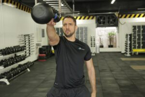 Kettlebell training, a strength habit that builds grip strength