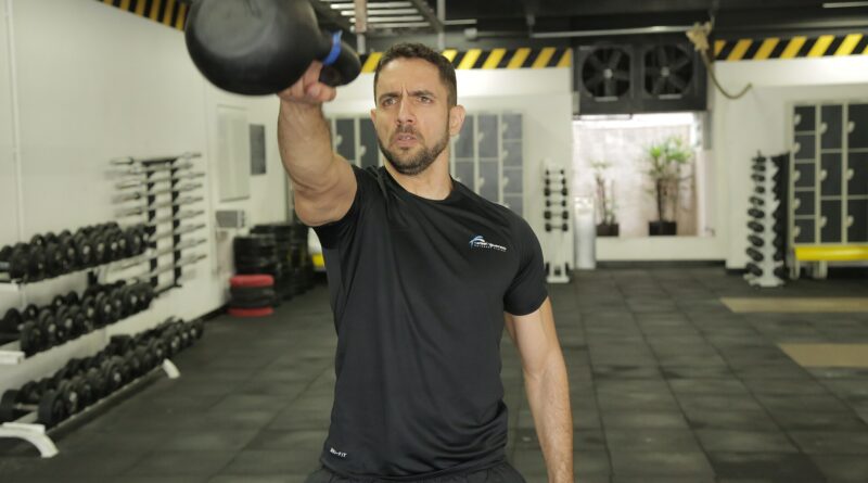 Kettlebell training, a strength habit that builds grip strength