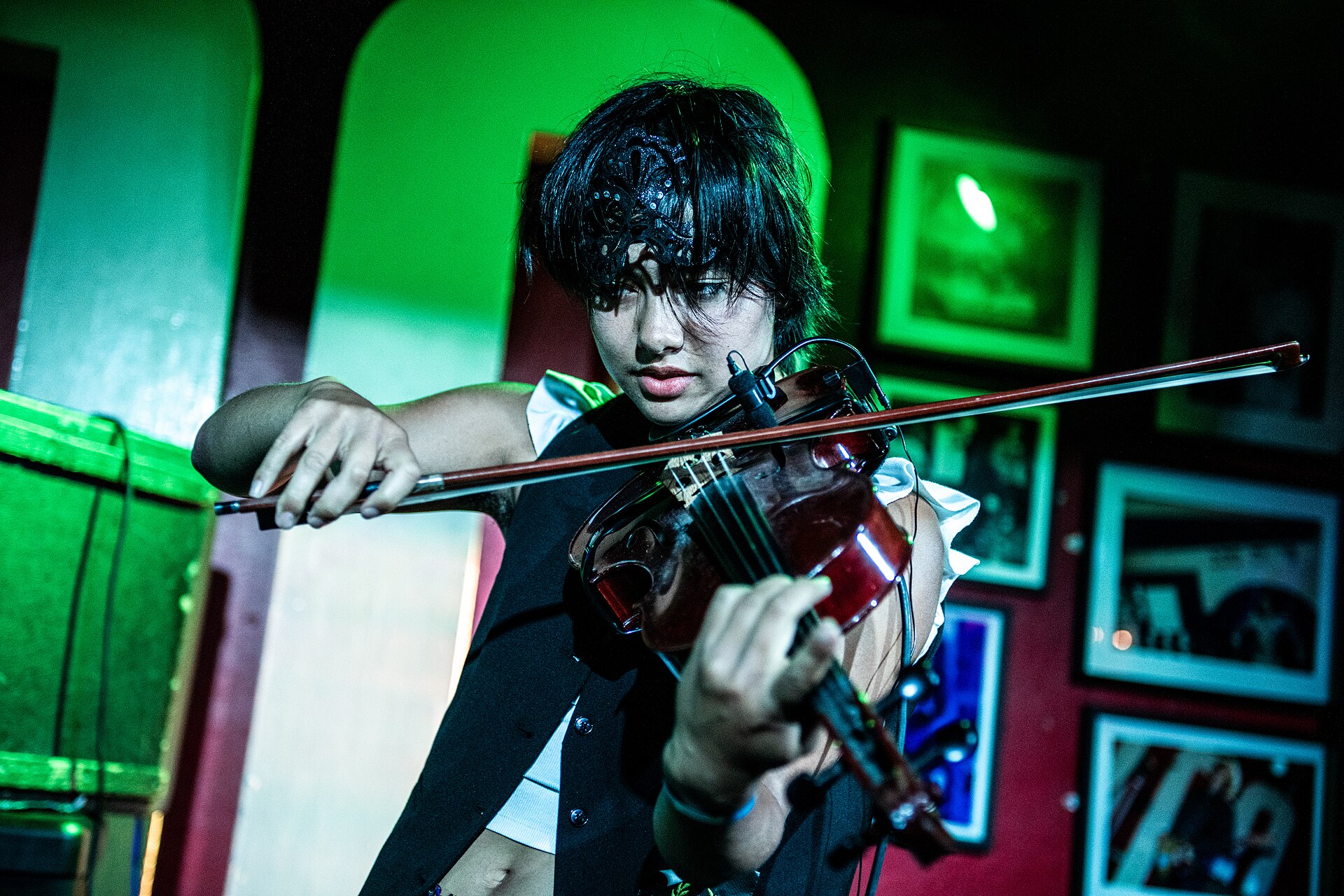 A band performing at the 100 Club, one of London's surviving grassroots music venues