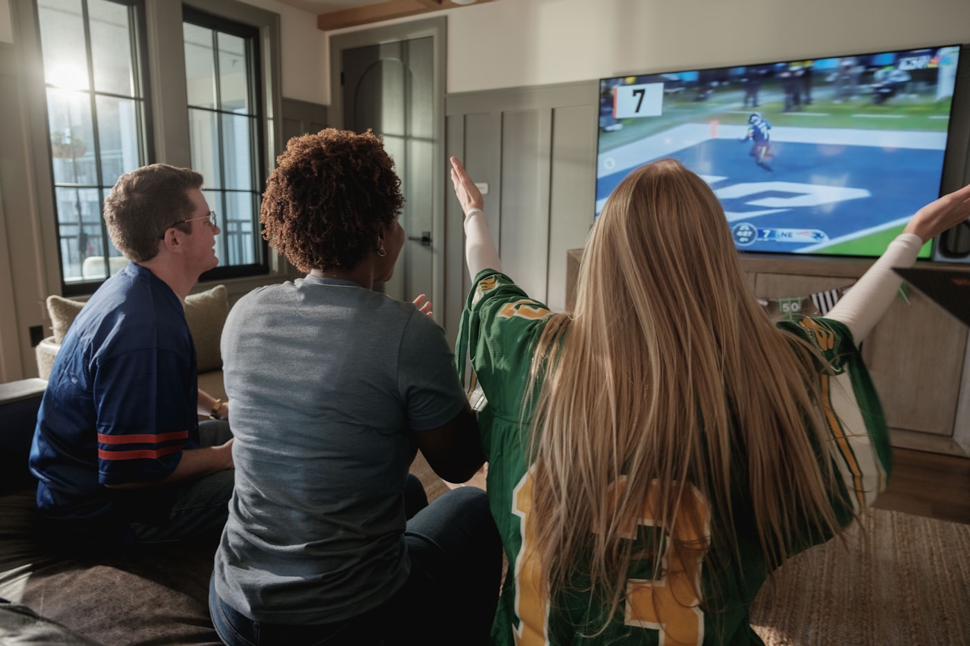 Friends watching live sport on television together - the national moments behind the Netflix overtakes BBC headline