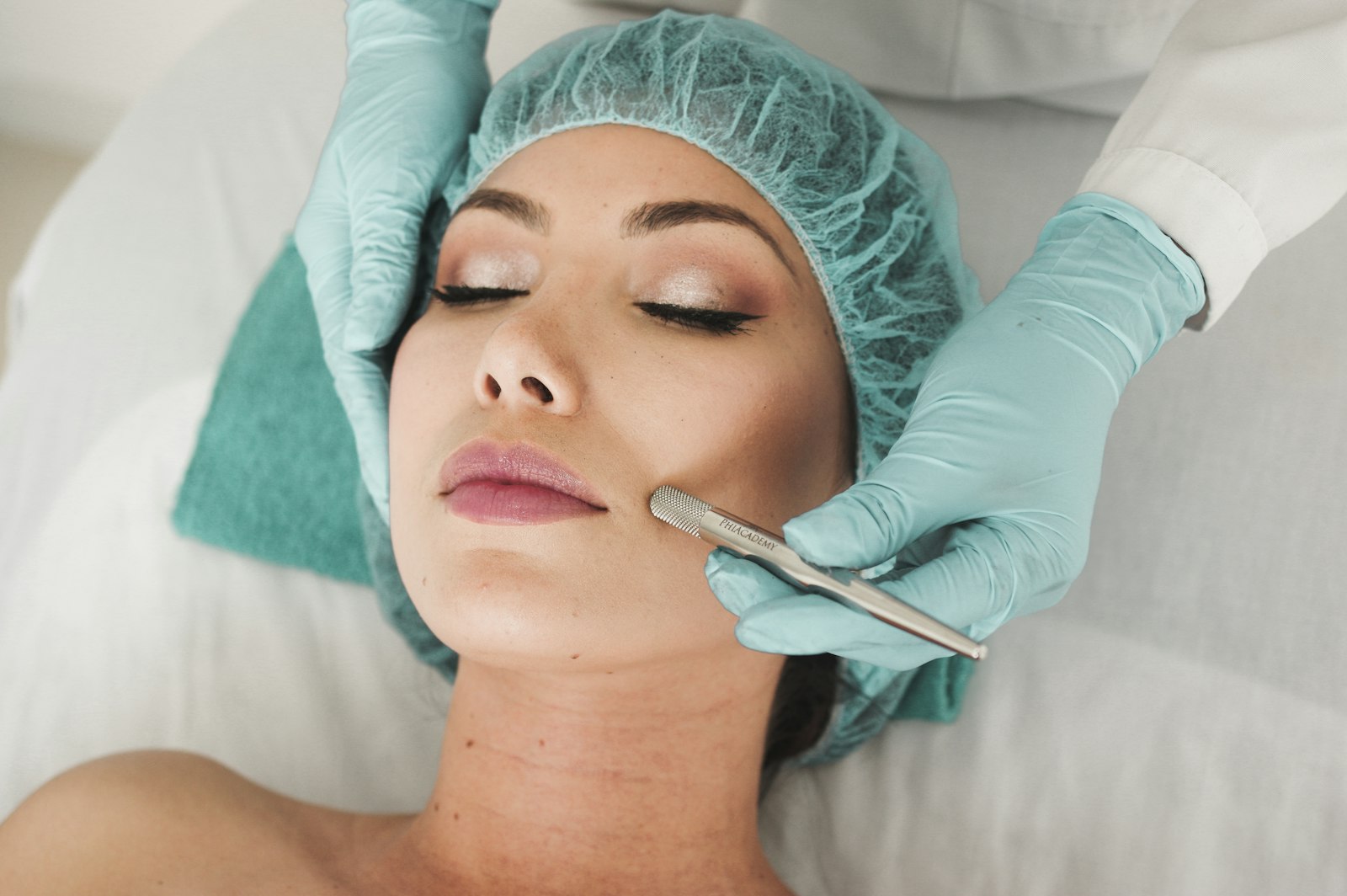 Woman receiving a facial skincare treatment, where PDRN skincare shows its strongest results