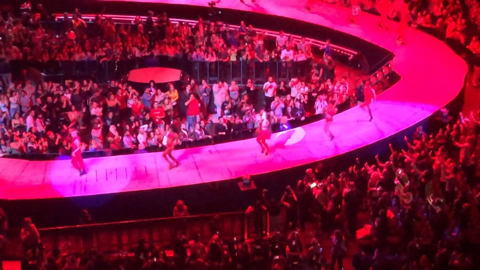 Ariana Grande performing live on the Sweetener tour, her last run before the Ariana Grande O2 2026 residency