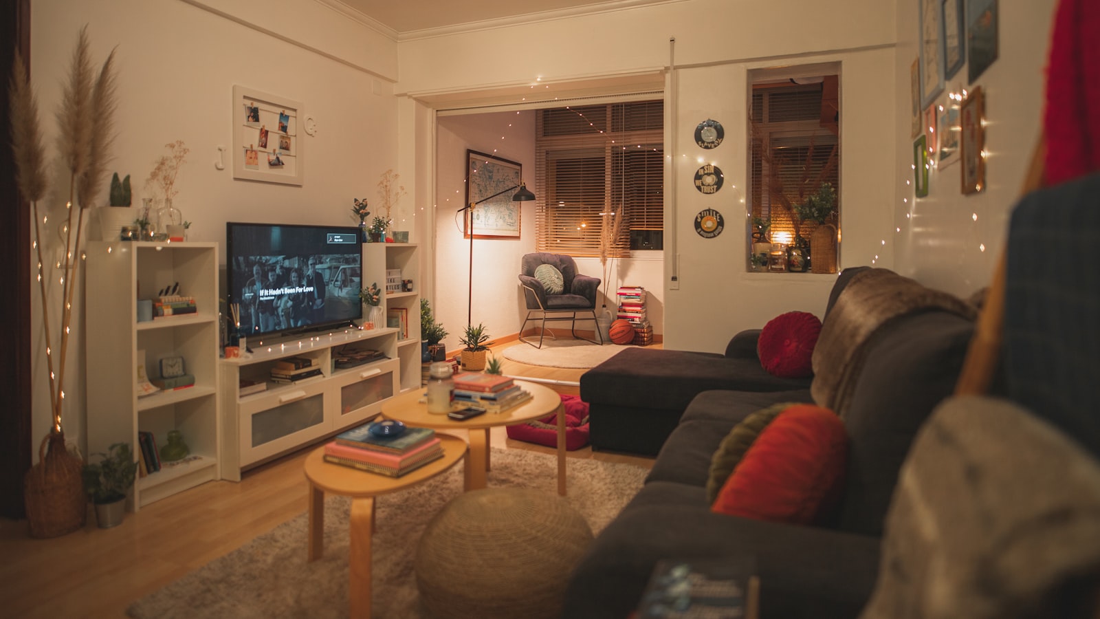 Living room with a large flat screen TV, the natural habitat of the best British box sets 2026 has produced