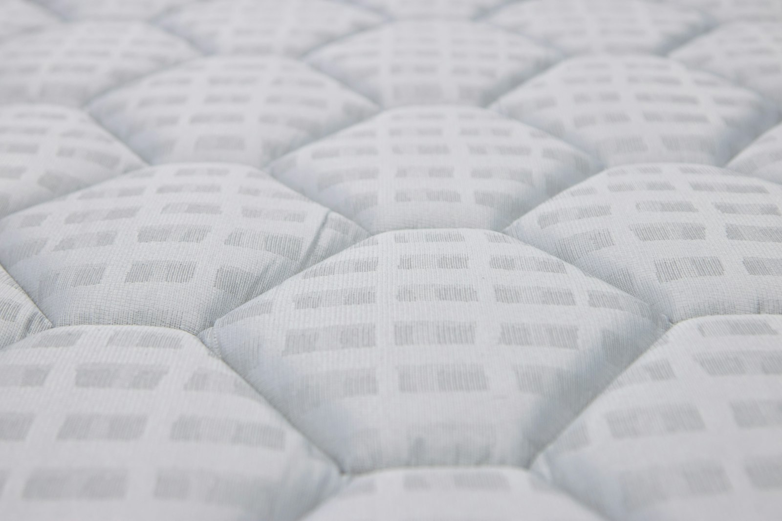 Quilted top of the best mattress in a box options, shown in close up