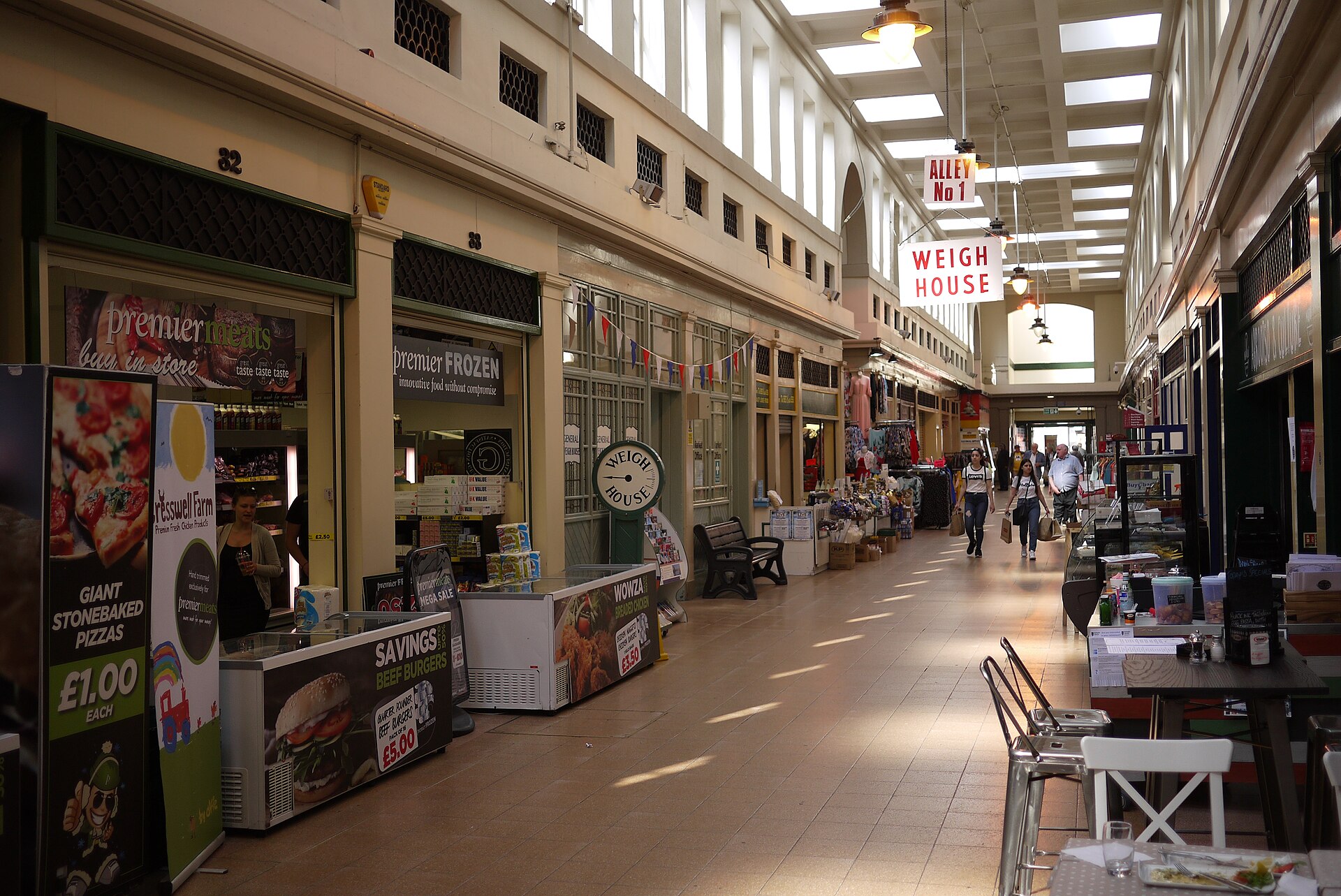 The Victorian iron and glass interior of Grainger Market in Newcastle, a working building taking part in Heritage Open Days 2026