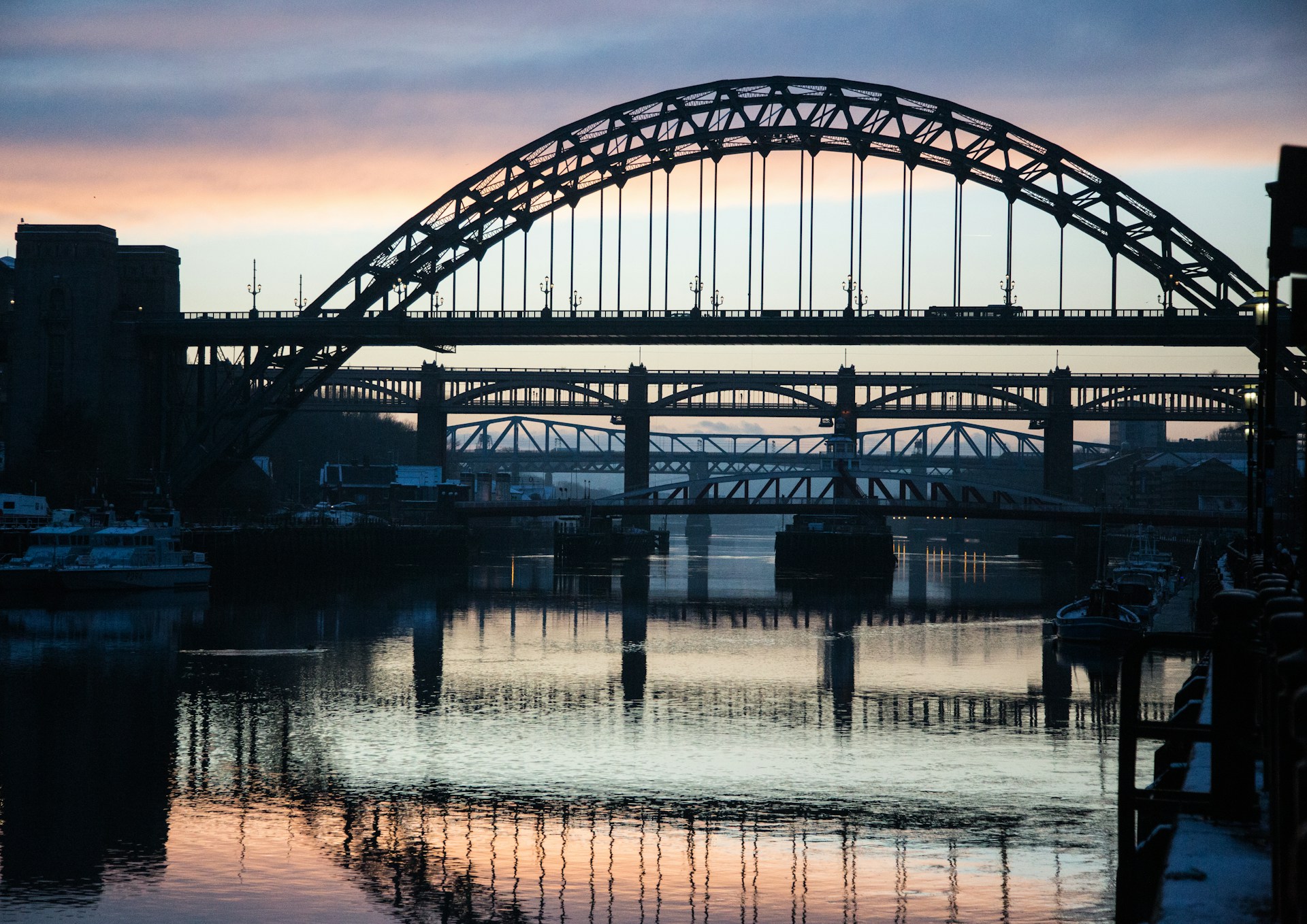 Newcastle's Tyne Bridge, ten minutes from the Utilita Arena hosting the 2026 Mercury Prize