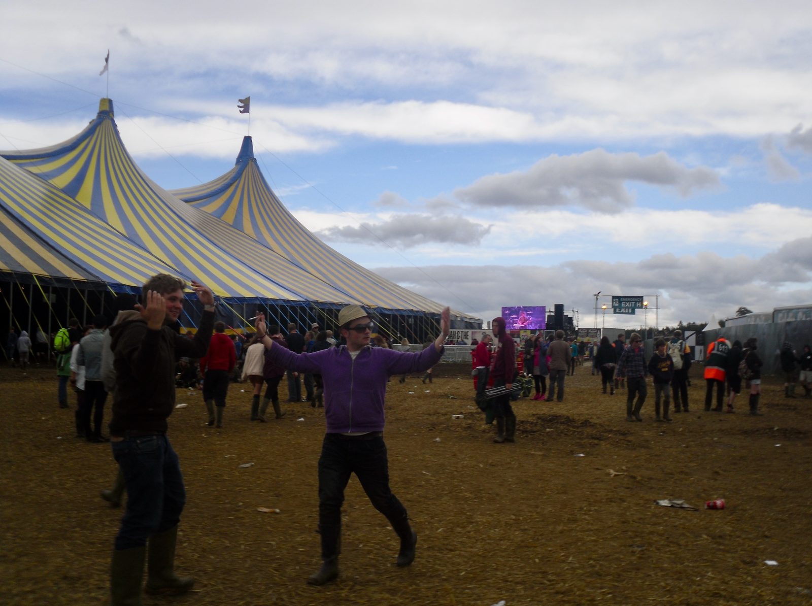 Festival crowds at Bramham Park, home of Leeds Festival, where weekend tickets remain on sale