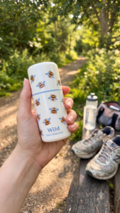 Wild deodorant on a summer hike