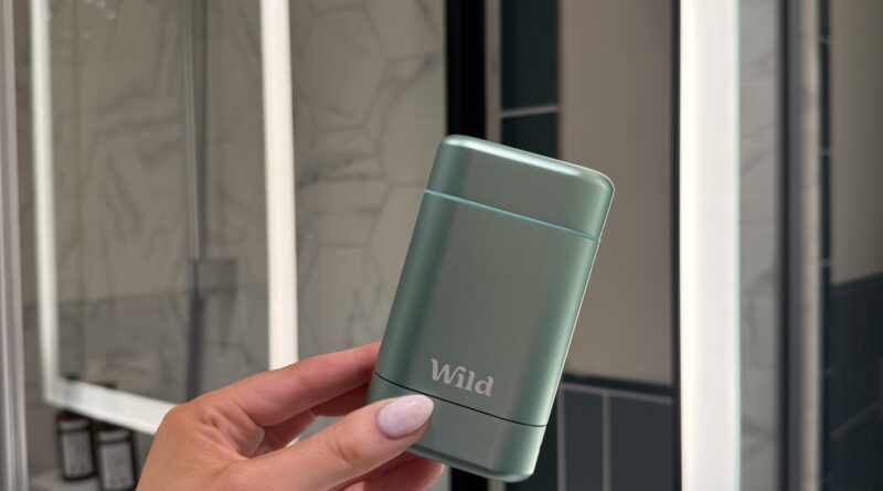 Wild natural deodorant refillable case