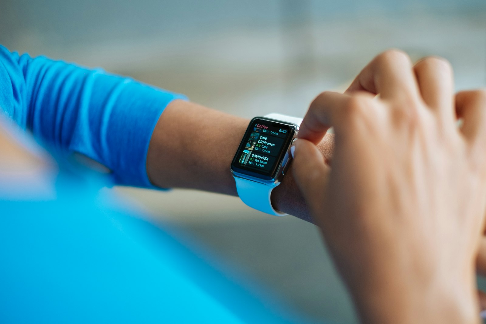 A child's smartwatch on a wrist - with kids' watches the subscription often costs more than the watch