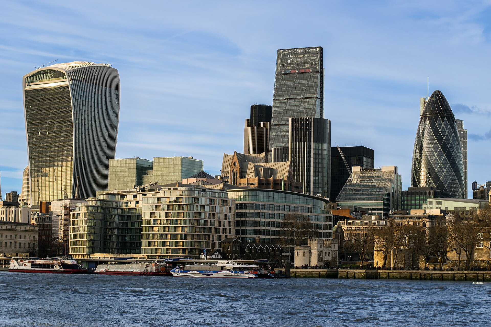 London skyline seen from the City, the wider backdrop to this year's BFI London Film Festival 2026