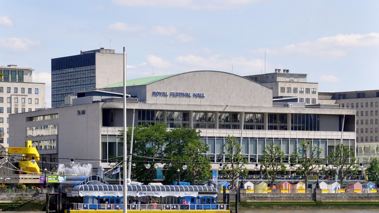 The Royal Festival Hall on the South Bank, home of the London Film Festival 2026 Gala premieres