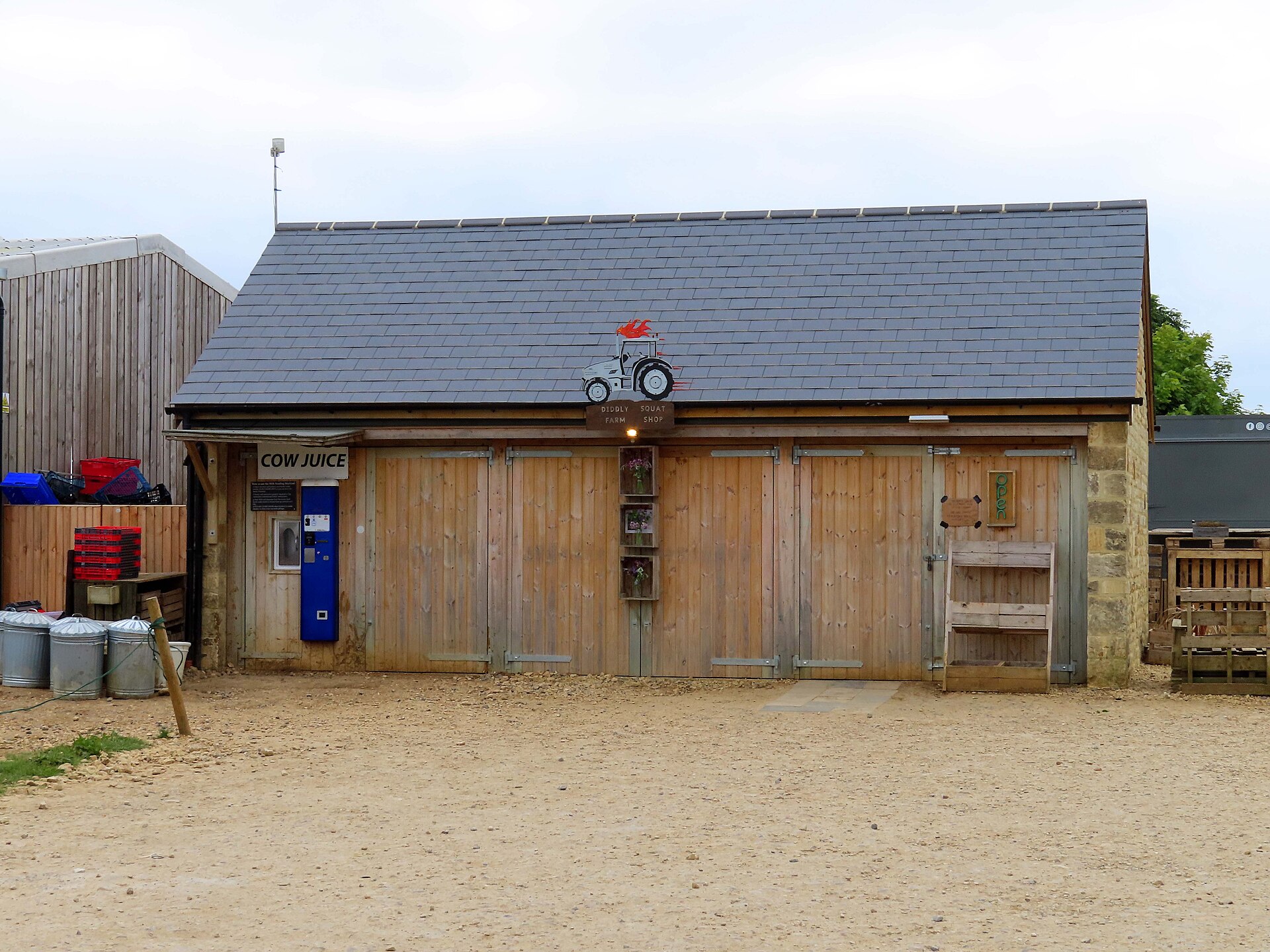The Diddly Squat Farm Shop, home of Clarkson's Farm