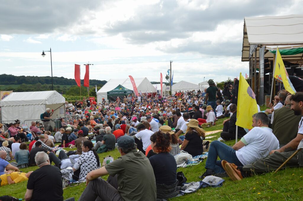 Radio 2 in the Park 2026: festival crowd in front of a main stage