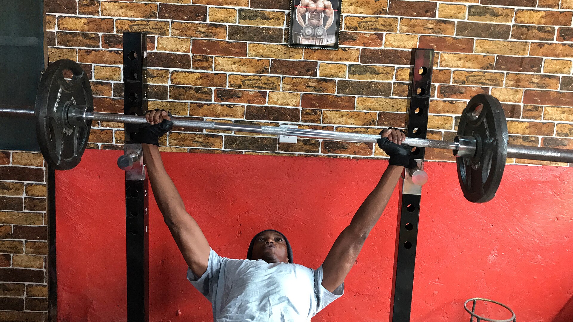 Weight bench and equipment in a gym where creatine for women is most likely to help