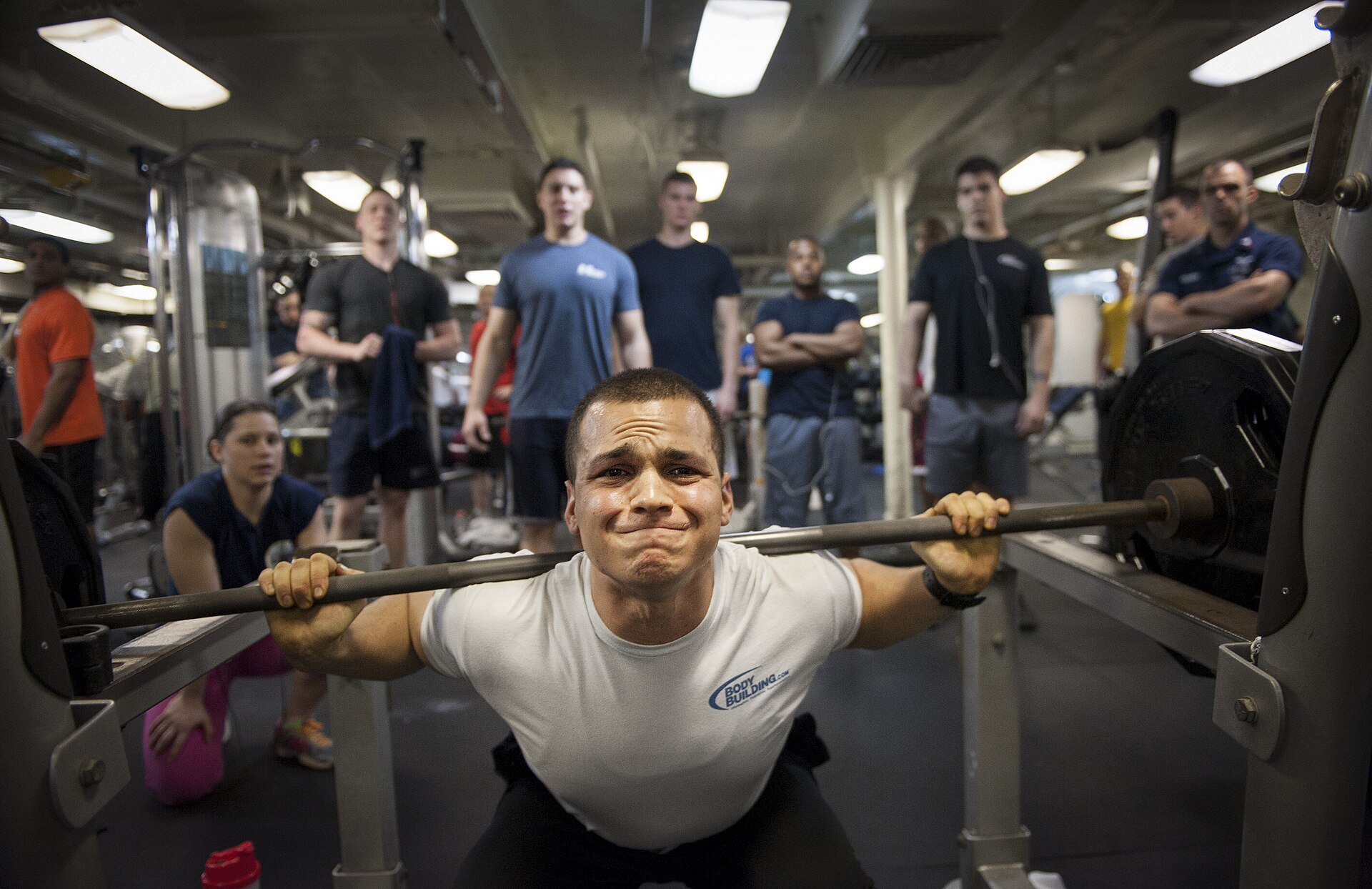 Weightlifting competition, a reminder that hyrox injuries tend to build from repeated heavy loading