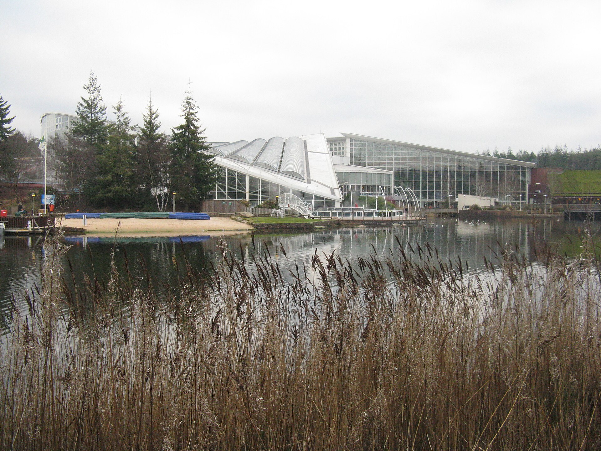 Lake and woodland at a Center Parcs village, a typical October half-term breaks 2026 setting