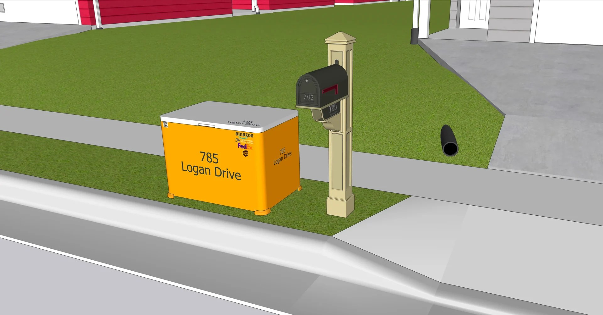 Delivery parcel box left by a front door ahead of Prime Big Deal Days 2026
