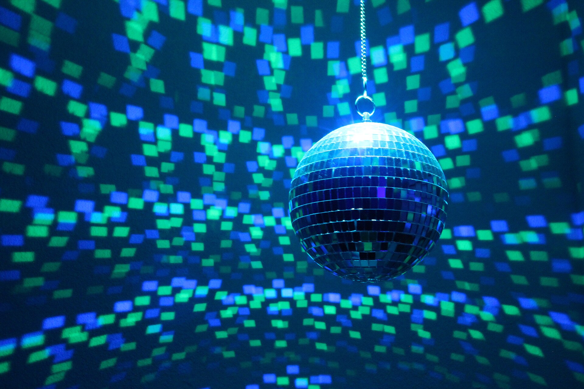 A mirrored disco ball catching the light, a stand-in for the glitterball trophy at the end of Strictly